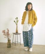 コットンリネンボイルレース　ベスト