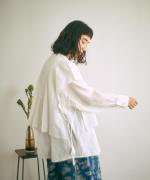 コットンリネンボイルレース　ベスト