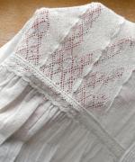 コットンリネンボイルレース　ベスト