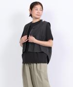 コットンブロードシャンブレー　ベスト