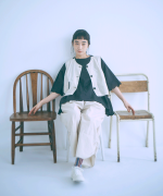 コットンブロードシャンブレー　ベスト