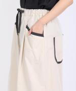 コットンブロードシャンブレー　パンツ