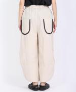 コットンブロードシャンブレー　パンツ