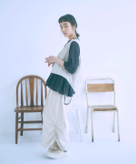 コットンブロードシャンブレー　パンツ