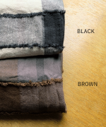 ブロックチェックカットジャガード　バルーンパンツ