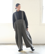 ふわふわコットン　タックフリルブラウス