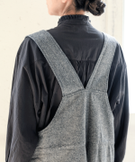 ふわふわコットン　タックフリルブラウス