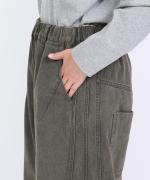 コットンツイル　ワイドパンツ