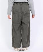 コットンツイル　ワイドパンツ