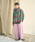 コットンツイル　ワイドパンツ