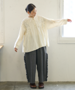 コットンモス　2Wayブラウス