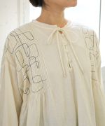 コットンモス　2Wayブラウス