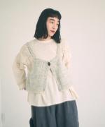 コットンモス　2Wayブラウス