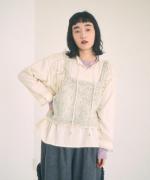 コットンモス　2Wayブラウス