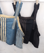 デニム×ヒッコリーストライプ　ビスチェ