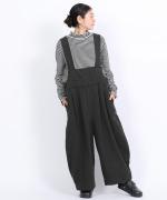 コットンリネン起毛ツイル　サロペット