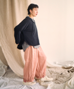 ソリトリネン①　フリルワイドパンツ