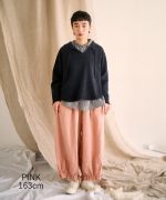 ソリトリネン①　フリルワイドパンツ