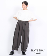 ソリトリネン①　フリルワイドパンツ