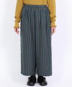 ウールコットンストライプ　パンツ