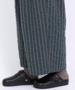 ウールコットンストライプ　パンツ