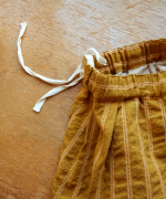 ウールコットンストライプ　パンツ