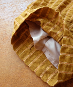 ウールコットンストライプ　パンツ