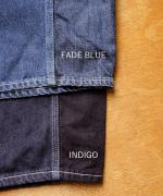 キナリヘリンボンオックス／10ozデニム　サロペット