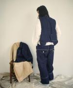 キナリヘリンボン／10ozデニム　ベスト