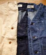 キナリヘリンボン／10ozデニム　ベスト