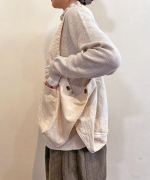 キナリヘリンボン／10ozデニム　ベスト