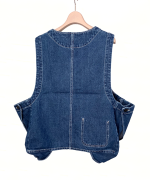 キナリヘリンボン／10ozデニム　ベスト