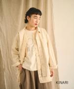 キナリヘリンボン／10ozデニム　カバーオール