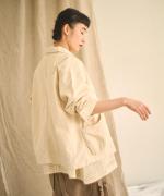 キナリヘリンボン／10ozデニム　カバーオール