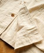 キナリヘリンボン／10ozデニム　カバーオール