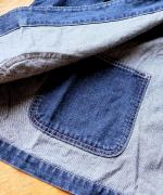 キナリヘリンボン／10ozデニム　カバーオール