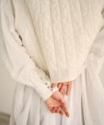 コットンサテンキルト　ベスト