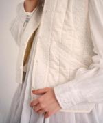 コットンサテンキルト　ベスト