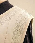 コットンサテンキルト　ベスト