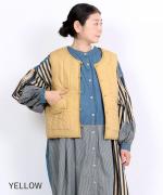 コットンサテンキルト　ベスト