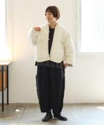 コットンサテンキルト　ジャケット