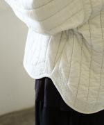 コットンサテンキルト　ジャケット