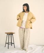 コットンサテンキルト　ジャケット