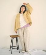 コットンサテンキルト　ジャケット