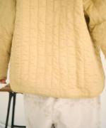 コットンサテンキルト　ジャケット