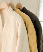 コットンサテンキルト　ジャケット