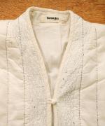 コットンサテンキルト　ジャケット