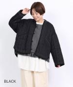 コットンサテンキルト　ジャケット
