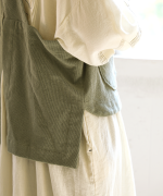 ソフト細コーデュロイ　ベスト