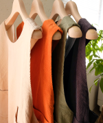 ソフト細コーデュロイ　ベスト